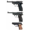 Image 1 : Three Nazi Proofed Semi-Automatic Pistols