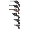 Image 1 : Four Revolvers and Two Pistols