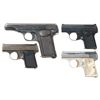 Image 1 : Collector's Lot of Four Belgian Semi-Automatic Pistols