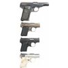 Image 2 : Collector's Lot of Four Belgian Semi-Automatic Pistols