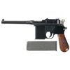 Image 1 : Federal Ordnance Model 714 Broomhandle Semi-Automatic Pistol with Extra Magazine