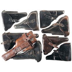 Nine German Holsters