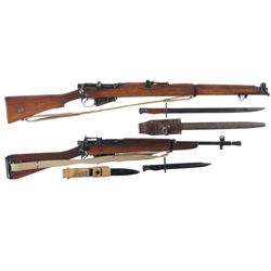 Two Enfield Bolt Actions