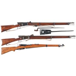 Three Bolt Action European Rifles