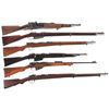 Image 1 : Six Bolt Action Longarms