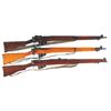 Image 1 : Three Enfield Bolt Action Rifles with Slings