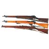 Image 2 : Three Enfield Bolt Action Rifles with Slings