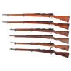 Image 2 : Six Japanese Bolt Action Rifles