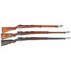 Image 1 : Three Japanese Bolt Action Rifles