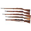 Image 2 : Five Bolt Action Military Rifles