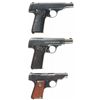 Image 2 : Three German Semi-Automatic Pistols