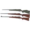 Image 2 : Three Bolt Action Rifles