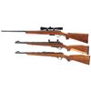 Image 2 : Three Bolt Action Rifles