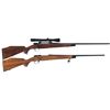 Image 1 : Two Bolt Action Rifles A) Mauser Model 3000 Magnum Rifle with Scope