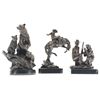 Image 1 : Three Signed Bronze Sculptures