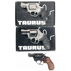 Three Double Action Revolvers