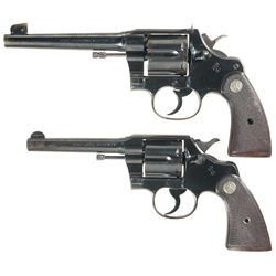 Two Colt Double Action Revolvers