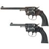Image 1 : Collector's Lot of Two Colt New Police Double Action Revolvers