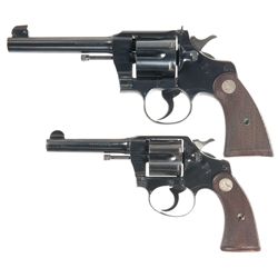 Two Colt Double Action Revolvers