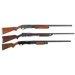 Three Slide Action Shotguns
