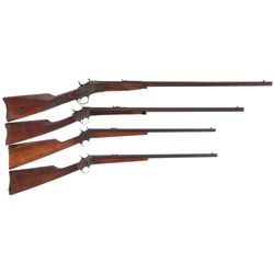 Four Remington Rolling Block Rifles