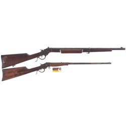 Two Stevens Single Shot Rifles