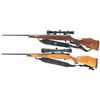 Image 2 : Two Scoped Weatherby Bolt Action Rifles