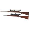 Image 2 : Two Scoped Ruger Model 22/77 Bolt Action Rifles