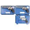 Image 1 : Three Cased Smith & Wesson Double Action Revolvers