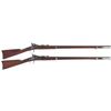 Image 1 : Two U.S. Springfield Model 1870 Trapdoor Rifles