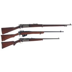 Three Bolt Action Long Guns