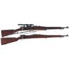 Image 1 : Two U.S. Bolt Action Rifles