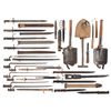 Image 1 : Grouping of Edged Weapons and Trench Shovels
