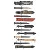Image 1 : Four Bayonets and Three Bowie Knives, American, with Sheaths