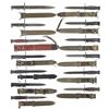 Image 1 : 12 Bayonets with Scabbards and 1 Knife with Sheath