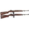 Image 1 : Two U.S. M1 Semi-Automatic Carbines with Police Property Markings