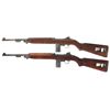 Image 2 : Two U.S. M1 Semi-Automatic Carbines with Police Property Markings