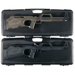 Two Walther G22 Rifles with Cases