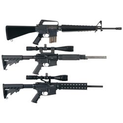 Three Semi-Automatic Rifles