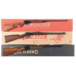 Three Boxed 22 Caliber Long Guns