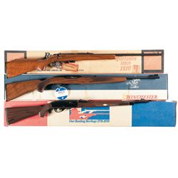 Three Boxed Rifles