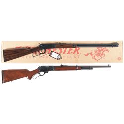 Two Lever Action Long Guns