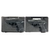 Image 1 : Two Consecutively Serialized Cased Walther CP99 Air Pellet Pistols