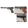 Image 1 : Three Browning Pistols with Cases