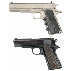 Two Colt Semi-Automatic Pistols