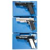 Image 1 : Three Colt Government Model 1911A1 Pellet Pistols with Original Hard Cases