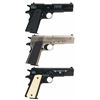 Image 2 : Three Colt Government Model 1911A1 Pellet Pistols with Original Hard Cases