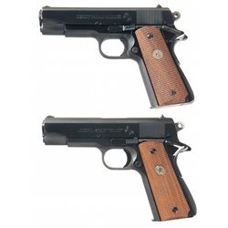 Two Colt Semi-Automatic Pistols