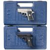 Image 1 : Two Colt Semi-Automatic Compact .380 Pistols with Cases