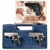 Image 1 : Collector's Lot of Three Colt Mustang Semi-Automatic Pistols